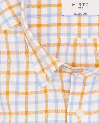 Camisa casual manga corta cuadros Oxford by MIRTO | 07861_0050_5