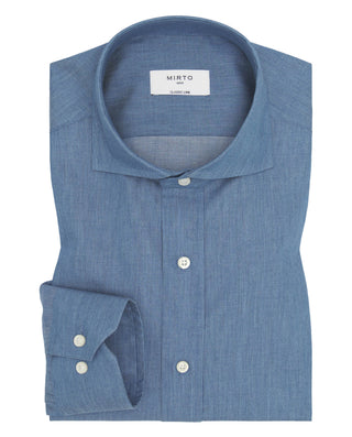 Camisa denim manga larga chambray by MIRTO | 07866_0050_1