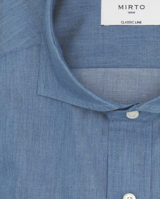 Camisa denim manga larga chambray by MIRTO | 07866_0050_5