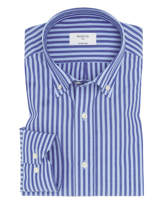 Camisa casual rayas tonos azules de algodón by MIR | 07888_0050_1