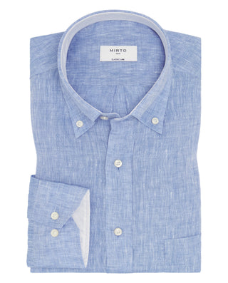 Camisa casual manga larga de lino by MIRTO | 07901_0054_1