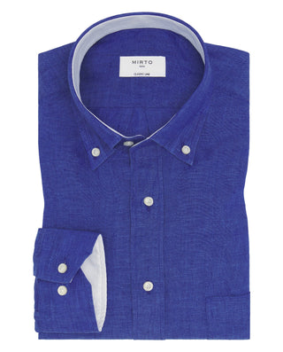 Camisa casual manga larga de lino by MIRTO | 07901_0056_1