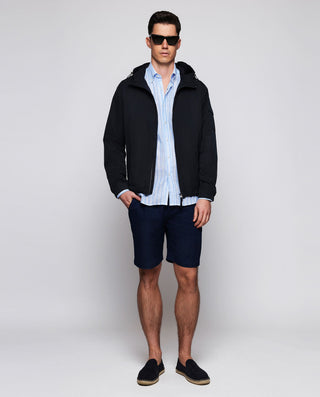 Camisa casual de rayas azul y blanco by MIRTO | 07905_0052_4