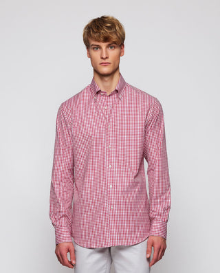 Camisa casual cuadros rojos y blancos de algo by M | 07912_0054_2