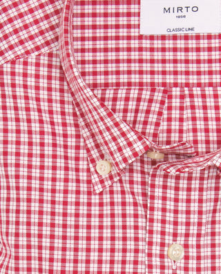 Camisa casual cuadros rojos y blancos de algo by M | 07912_0054_5