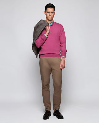 Camisa casual rayas multicolores de popelín by MIR | 07915_0052_4