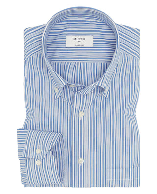 Camisa casual manga larga de rayas