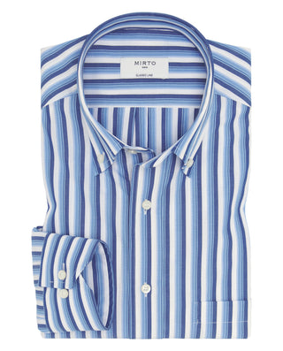 Camisa casual manga larga de rayas