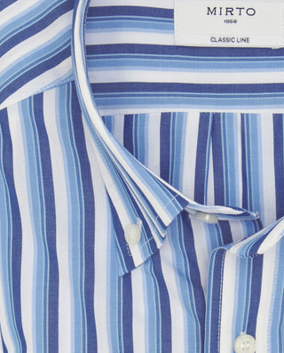 Camisa casual manga larga de rayas