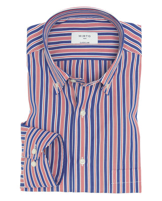 Camisa casual manga larga de rayas by MIRTO | 07917_0050_4