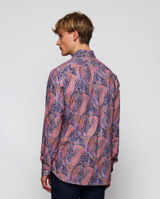 Camisa casual estampado multicolor Liberty de by M | 07963_0050_3