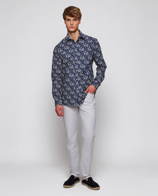 Camisa casual estampado floral Liberty de by MIRTO | 07964_0050_4