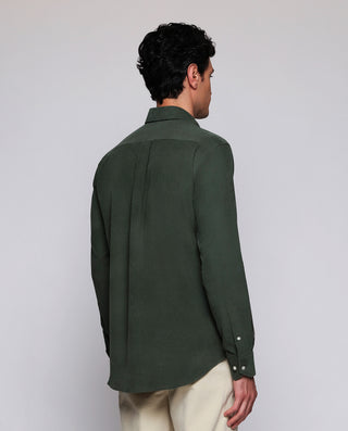 Camisa casual verde micropana by MIRTO | 07980_0052_3