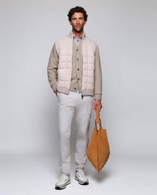 Camisa casual beige en mezcla de Lyocel by MIRTO | 07984_0050_4