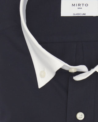 Camisa casual cuello blanco estructura pinpoi by M | 07990_0053_5