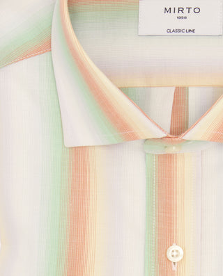 Camisa casual manga larga de rayas by MIRTO | 08001_0050_5