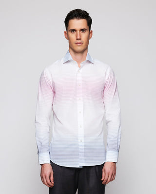 Camisa casual raya horizontal multicolor en d by M | 08004_0050_2