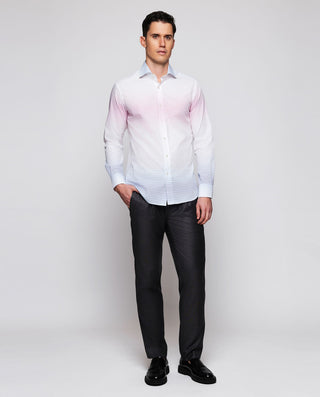 Camisa casual raya horizontal multicolor en d by M | 08004_0050_4