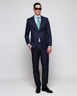 Camisa vestir rayas tonos azules de algodón by MIR | 08029_0050_4