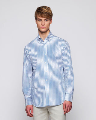 Camisa vestir rayas cuello con botones by MIRTO | 08034_0050_2