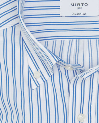 Camisa vestir rayas cuello con botones by MIRTO | 08034_0050_5