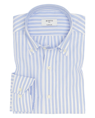 Camisa vestir rayas cuello con botones by MIRTO | 08036_0050_1