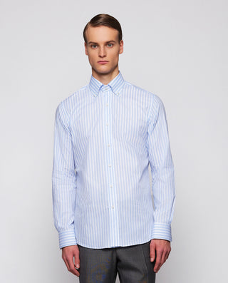 Camisa vestir rayas cuello con botones by MIRTO | 08036_0050_2
