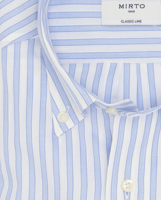 Camisa vestir rayas cuello con botones by MIRTO | 08036_0050_5