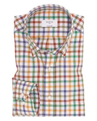 Camisa casual cuadros multicolor estructura e by M | 08050_0050_1