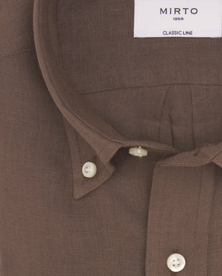 Camisa casual manga larga de lino TTGG by MIRTO | 08100_0058_5