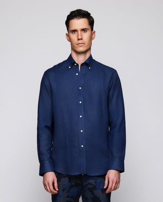 Camisa casual manga larga de lino TTGG by MIRTO | 08100_0059_2