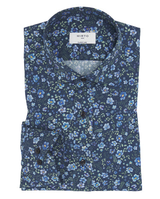 Camisa casual estampado floral azul by MIRTO | 08192_0050_1