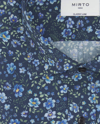 Camisa casual estampado floral azul by MIRTO | 08192_0050_5