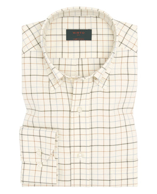 Camisa casual cuadros manga larga by MIRTO | 08276_0050_1