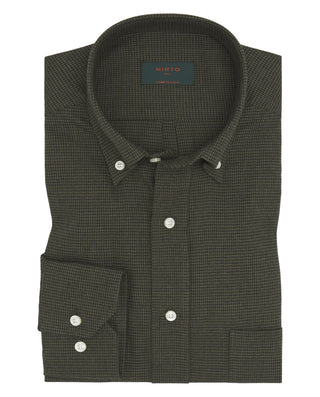 Camisa casual cuadros manga larga by MIRTO | 08278_0050_1