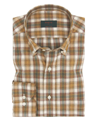 Camisa casual cuadros manga larga by MIRTO | 08279_0050_1