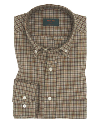 Camisa casual cuadros manga larga by MIRTO | 08280_0050_1