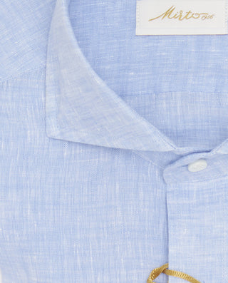 CAMISA CASUAL LISO MANGA LARGA 100% LINO by MIRTO | 08448_0051_2