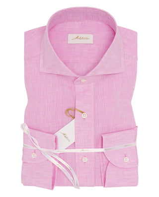 CAMISA CASUAL LISO MANGA LARGA 100% LINO by MIRTO | 08448_0052_1