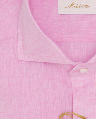 CAMISA CASUAL LISO MANGA LARGA 100% LINO by MIRTO | 08448_0052_2