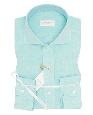 CAMISA CASUAL LISO MANGA LARGA 100% LINO by MIRTO | 08448_0053_1