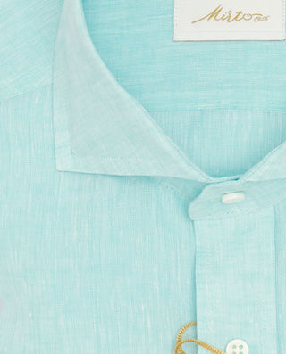 CAMISA CASUAL LISO MANGA LARGA 100% LINO by MIRTO | 08448_0053_2
