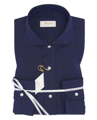 CAMISA CASUAL LISO MANGA LARGA 100% LINO by MIRTO | 08448_0055_1