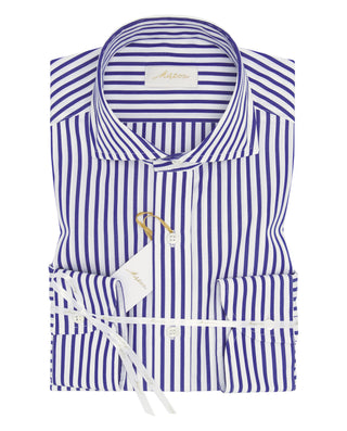 Camisa casual rayas azul indigo manga larga by MIR | 08458_0050_1