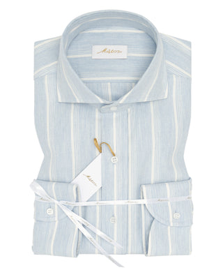 Camisa casual azul franela manga larga by MIRTO | 08506_0051_1