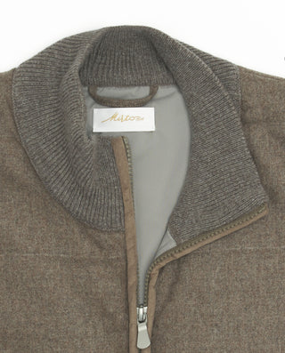 Chaqueta cremallera camel acolchado franela by MIR | 08598_0050_3