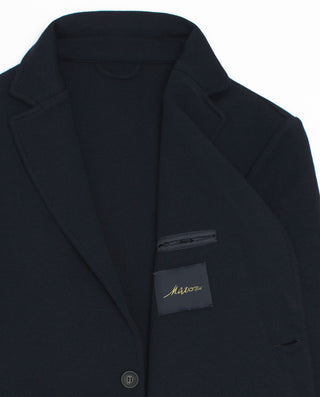 Chaqueta con botones azul marino de pura lana by M | 08599_0050_4