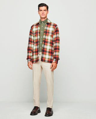 Camisa casual micropana manga larga by MIRTO | 08760_0050_4