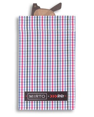 Glass Pocket Square "Check in Town" by MIRTO | 80093_0007_1