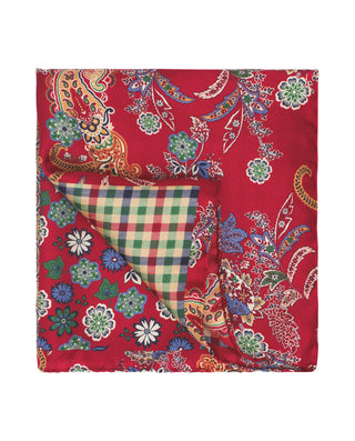 Pañuelo de bolsillo estampado de seda by MIRTO